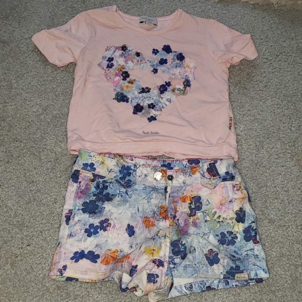 Matching top and jean shorts Paul Smith Junior 2